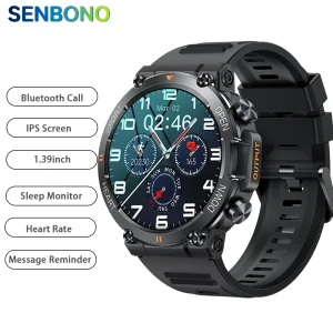 MEN SENBONO Military Smart Watch